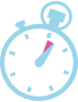 Icono de un reloj que indica como ahorran tiempo los profesores al rellenar la Agenda Electrónica Baby Control